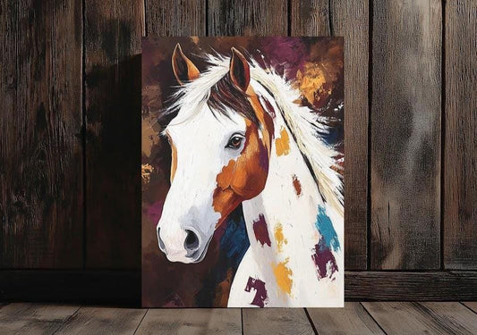 Appaloosa Horse Art Print, Colorful Equine Painting, Western Home Decor — Poster wall art
