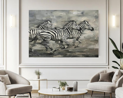 Zebra Canvas Print | Modern Safari Animal Wall Art — Poster wall art