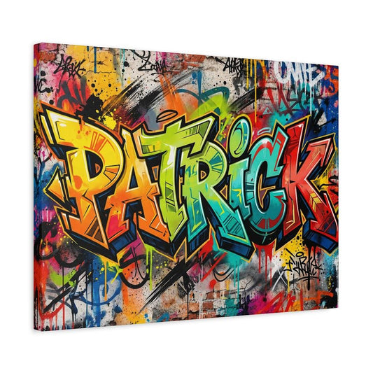 Personalized Graffiti Name Wall Art, Custom Urban Canvas or Poster — Canvas wall art
