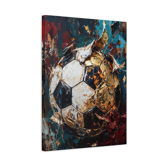 Soccer Ball Wall Art | Sports Canvas Print | Boys Room Decor — Canvas wall art