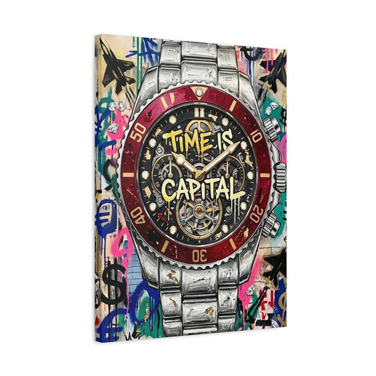 Watch Wall Art | Motivational Business Canvas | Masculine Office Decor — Canvas wall art