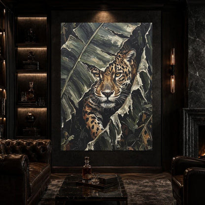 Jaguar Wall Art | Jungle Wildlife Canvas | Big Cat Decor — Poster wall art
