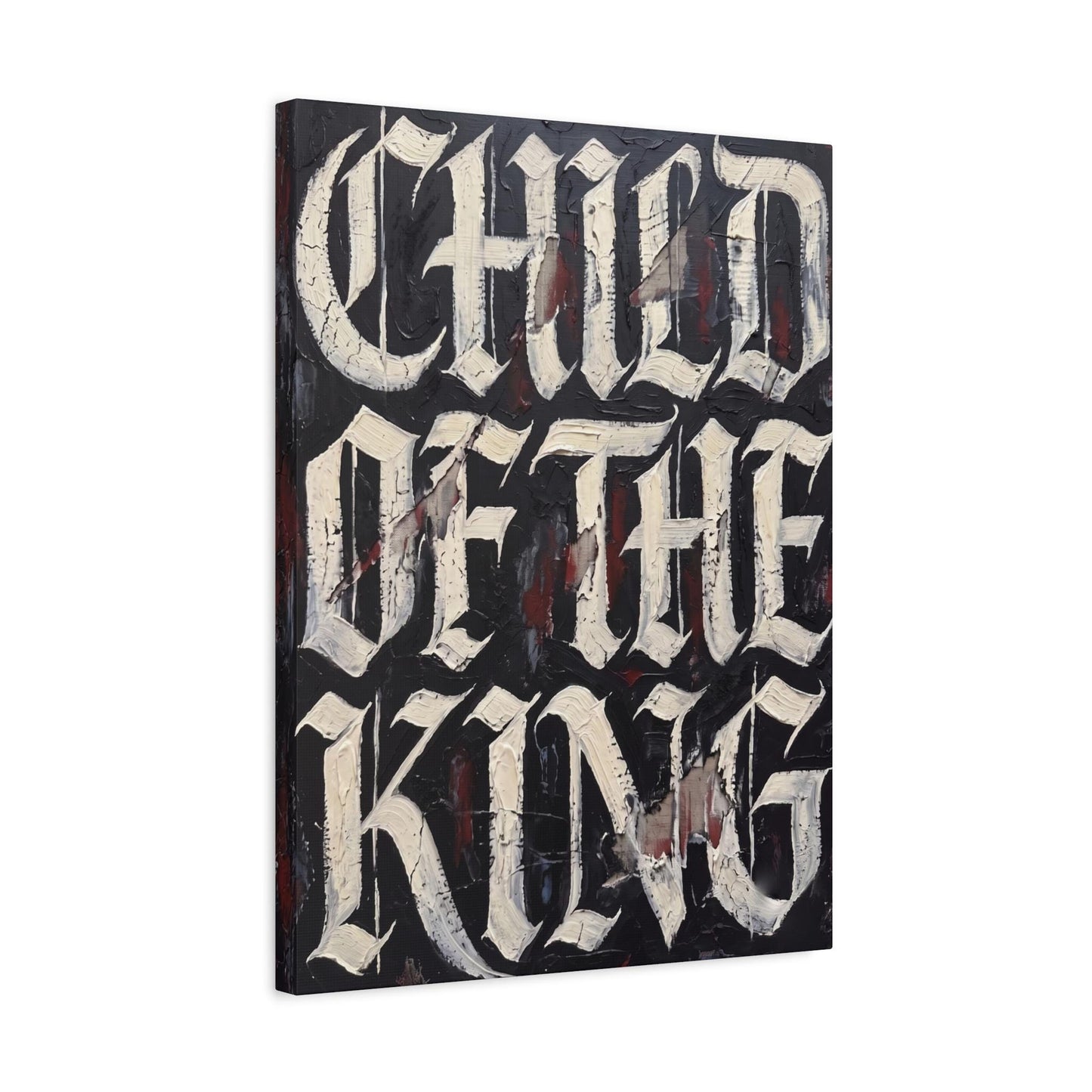 Child of the King Wall Art | Christian Canvas | Masculine Faith Decor — Canvas wall art