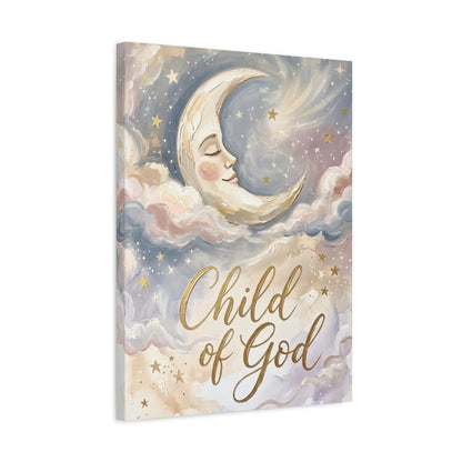 Child of God Wall Art | Christian Nursery Canvas | Baby Room Decor — Canvas wall art