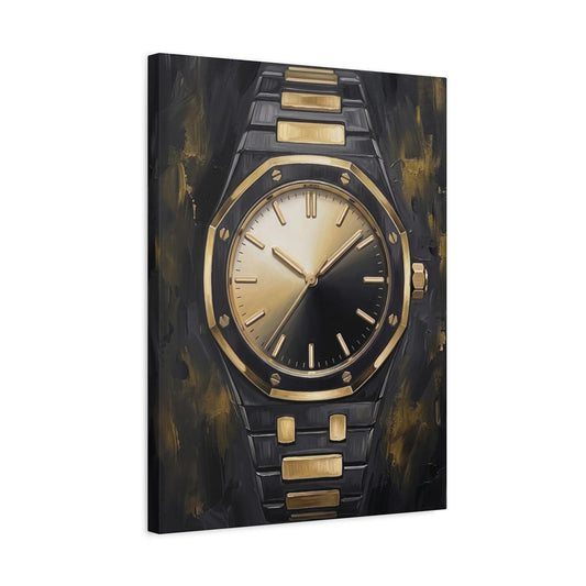 Watch Wall Art | Masculine Statement Canvas | Man Cave Decor — Canvas wall art