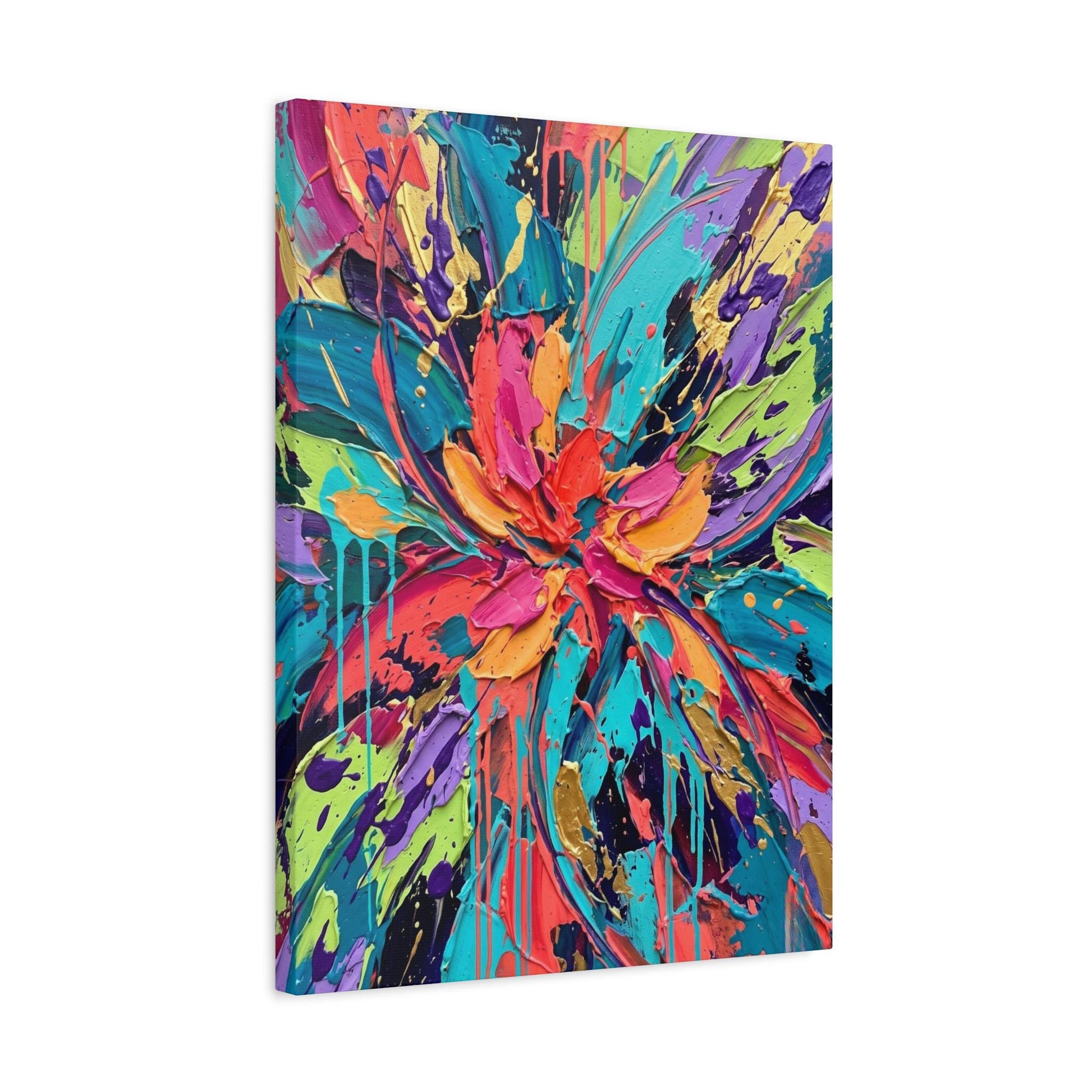 Abstract Wall Art | Colorful Modern Canvas | Living Room Decor — Canvas wall art
